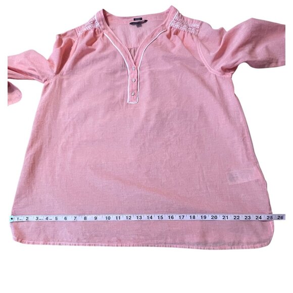 Tommy Hilfiger Women's Boyfriend Fit Tunic Pink (or Coral or Salmon) Size XL - Picture 12 of 16